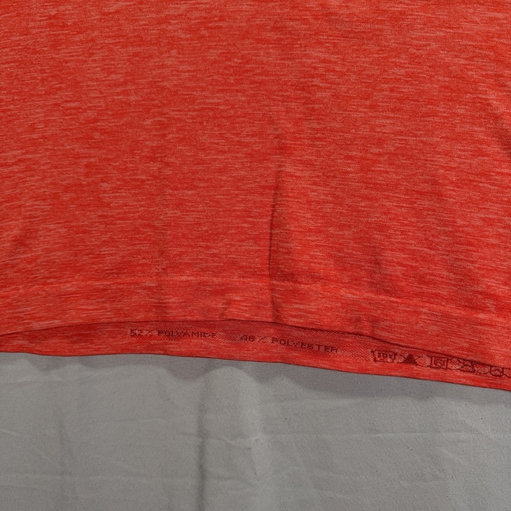Rhone Shirt Mens Medium Orange Short Sleeve Crewneck Performance Stretch Tech - Picture 3 of 11